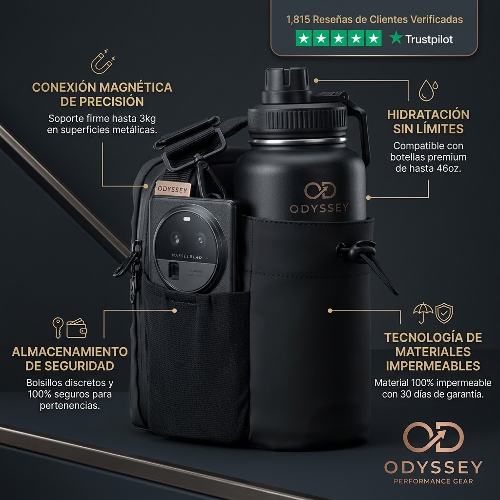 Bolso Magnético - Manos libres. Tus cosas seguras.